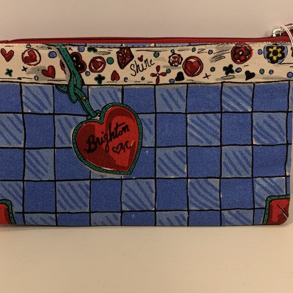 Brighton Bow & Heart Zippered Bag S1050B223 - Picture 2 of 3